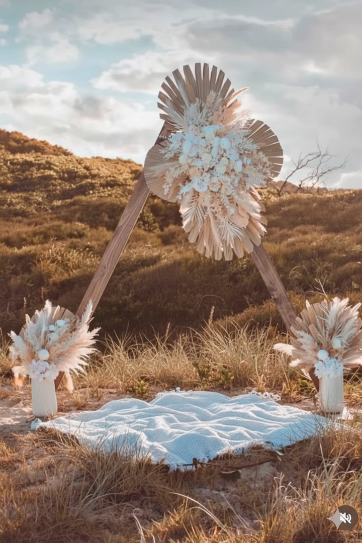 Arbour with Dried Florals